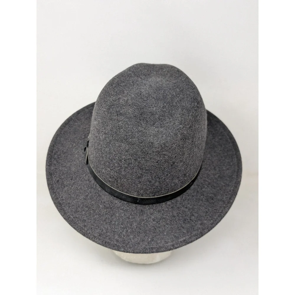 Stetson Explorer Wool Fedora Hat‎ Men's Size Large Crushable Water Repellent USA